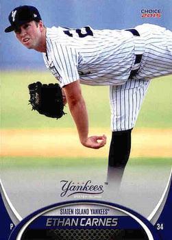2015 Choice Staten Island Yankees #6 Ethan Carnes Front