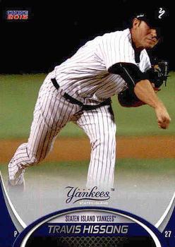 2015 Choice Staten Island Yankees #15 Travis Hissong Front