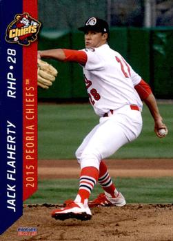 2015 Choice Peoria Chiefs #1 Jack Flaherty Front