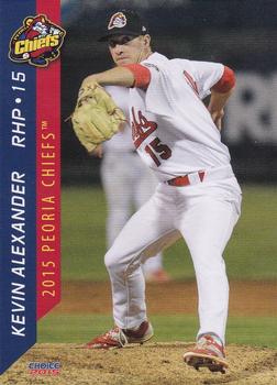 2015 Choice Peoria Chiefs #3 Kevin Alexander Front