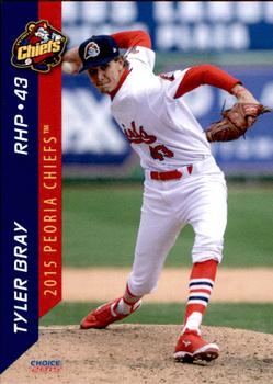 2015 Choice Peoria Chiefs #6 Tyler Bray Front
