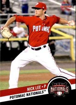 2015 Choice Potomac Nationals #8 Nick Lee Front