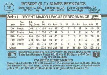 1991 Donruss #101 R.J. Reynolds Back
