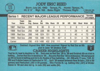 1991 Donruss #123 Jody Reed Back
