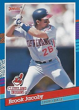 1991 Donruss #176 Brook Jacoby Front