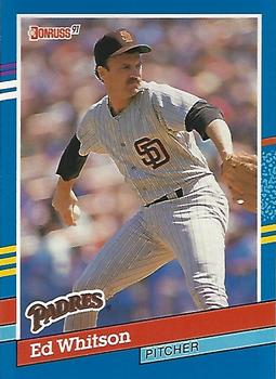 1991 Donruss #186 Ed Whitson Front