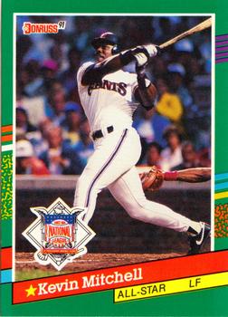 1991 Donruss #438 Kevin Mitchell Front