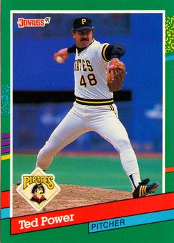 1991 Donruss #608 Ted Power Front