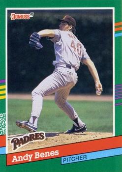 1991 Donruss #627 Andy Benes Front