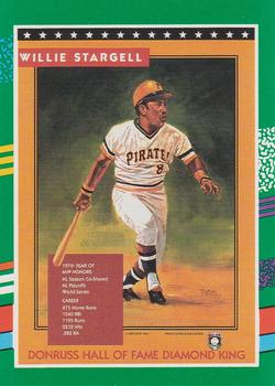 1991 Donruss #702 Willie Stargell Puzzle Front