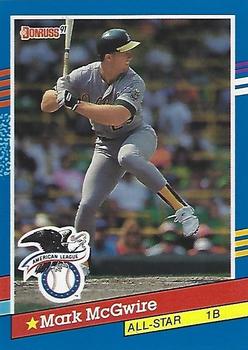 1991 Donruss #56 Mark McGwire Front