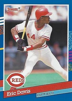 1991 Donruss #84 Eric Davis Front