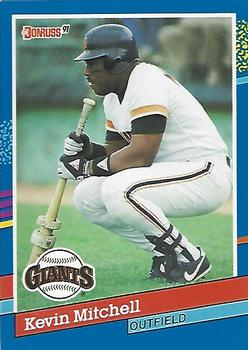 1991 Donruss #255 Kevin Mitchell Front