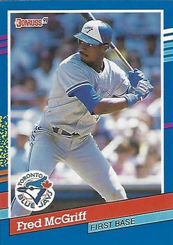 1991 Donruss #261 Fred McGriff Front