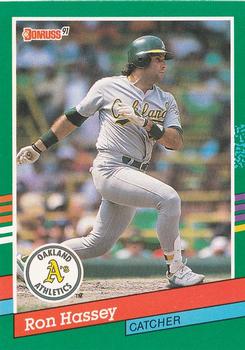 1991 Donruss #476 Ron Hassey Front