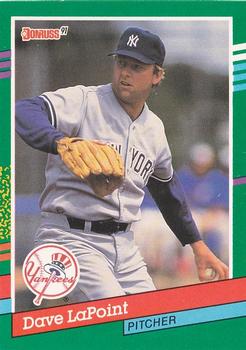 1991 Donruss #481 Dave LaPoint Front