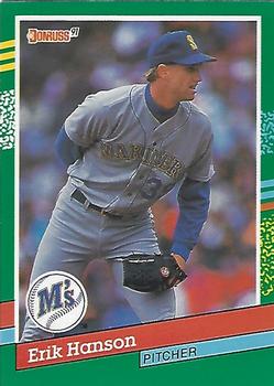 1991 Donruss #550 Erik Hanson Front