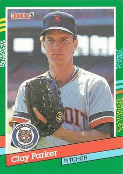 1991 Donruss #605 Clay Parker Front