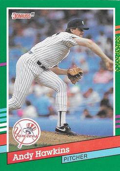 1991 Donruss #611 Andy Hawkins Front