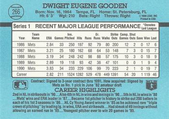 Score '91 trading card Dwight Gooden New York Mets K-Man #685