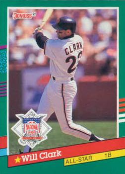 1991 Donruss #441 Will Clark Front