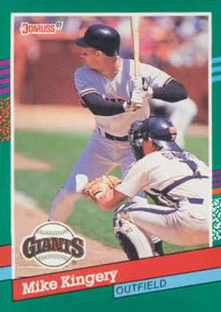 1991 Donruss #573 Mike Kingery Front