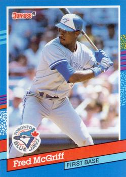 1991 Donruss #261 Fred McGriff Front