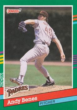 1991 Donruss #627 Andy Benes Front