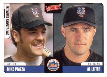 2001 Upper Deck Victory #458 Mike Piazza / Al Leiter Front