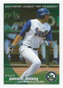 2005 Grandstand Southern League Top Prospects #NNO James Loney Front