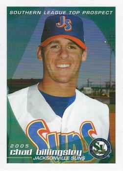 2005 Grandstand Southern League Top Prospects #NNO Chad Billingsley Front
