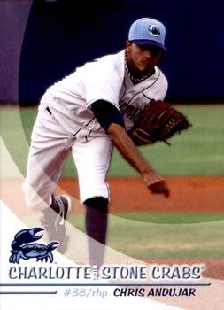 2010 Grandstand Charlotte Stone Crabs #NNO Chris Andujar Front