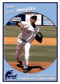 2009 Grandstand Charlotte Stone Crabs #NNO Jose Mejias Front