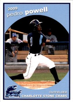 2009 Grandstand Charlotte Stone Crabs #NNO Pedro Powell Front