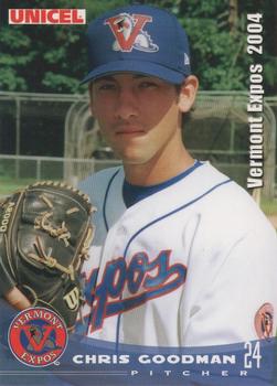 2004 Grandstand Vermont Expos #NNO Chris Goodman Front