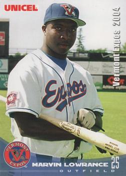 2004 Grandstand Vermont Expos #NNO Marvin Lowrance Front