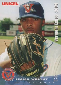2004 Grandstand Vermont Expos #NNO Isaiah Wright Front