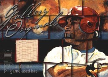 2003 Topps Gallery - Originals Bat Relics #GO-AP Albert Pujols Front
