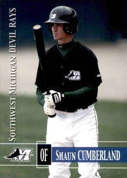 2005 Grandstand Southwest Michigan Devil Rays #NNO14 Shaun Cumberland Front