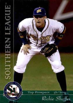 2015 Grandstand Southern League Top Prospects #NNO Richie Shaffer Front