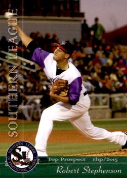 2015 Grandstand Southern League Top Prospects #NNO Robert Stephenson Front