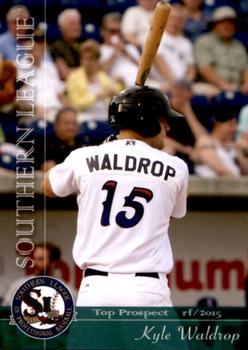 2015 Grandstand Southern League Top Prospects #NNO Kyle Waldrop Front