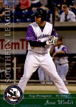 2015 Grandstand Southern League Top Prospects #NNO Jesse Winker Front
