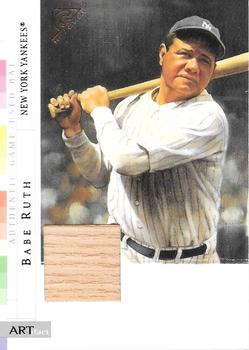 2003 Topps Gallery Hall of Fame - Artifact Relics #ARBR Babe Ruth Front
