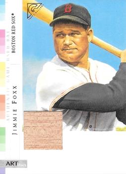 2003 Topps Gallery Hall of Fame - Artifact Relics #ARJF Jimmie Foxx Front