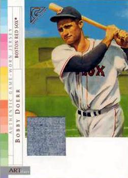 2003 Topps Gallery Hall of Fame - Artifact Relics #ARBD Bobby Doerr Front