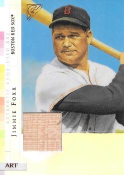 2003 Topps Gallery Hall of Fame - Artifact Relics Artist's Proofs #JF Jimmie Foxx Front