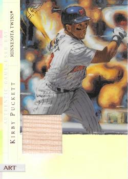2003 Topps Gallery Hall of Fame - Artifact Relics Artist's Proofs #KP Kirby Puckett Front