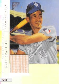 2003 Topps Gallery Hall of Fame - Artifact Relics Artist's Proofs #LA Luis Aparicio Front
