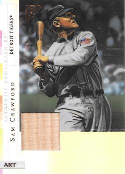 2003 Topps Gallery Hall of Fame - Artifact Relics Artist's Proofs #SC Sam Crawford Front